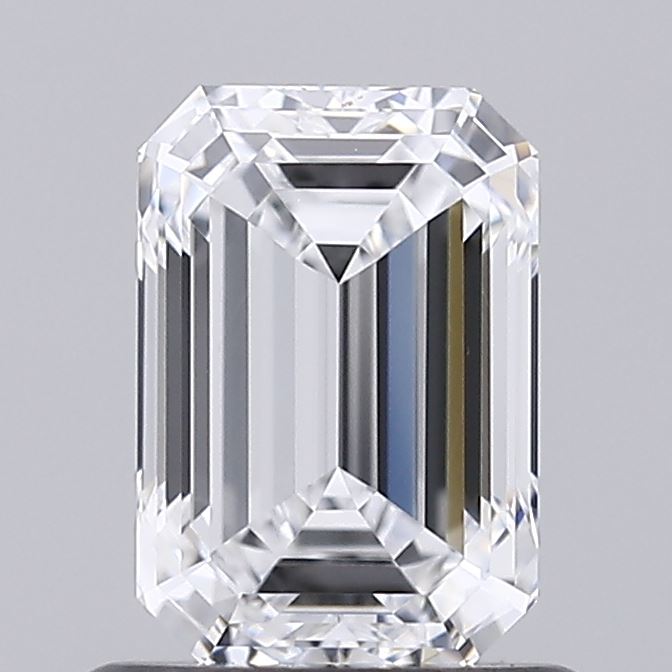 1.08ct Emerald D IF Lab Created Diamond
