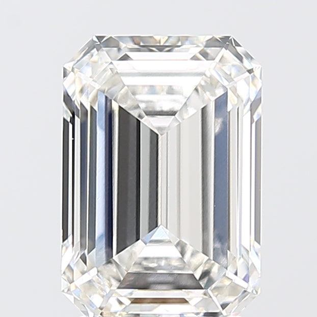3.1ct Emerald F VVS2 Lab Created Diamond
