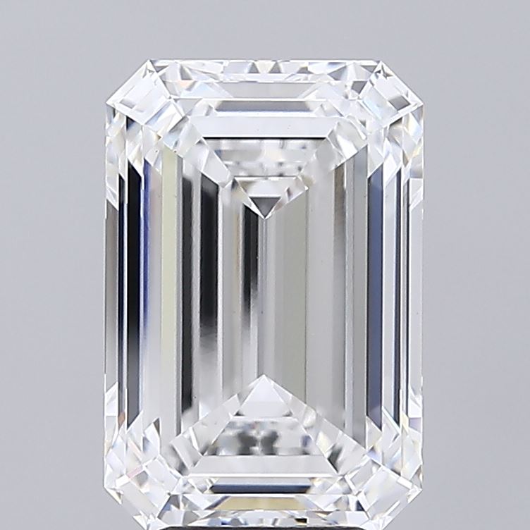 6.16ct Emerald F VVS2 Lab Created Diamond