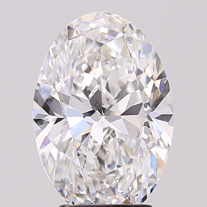4.08ct Oval D VVS2 Lab Created Diamond