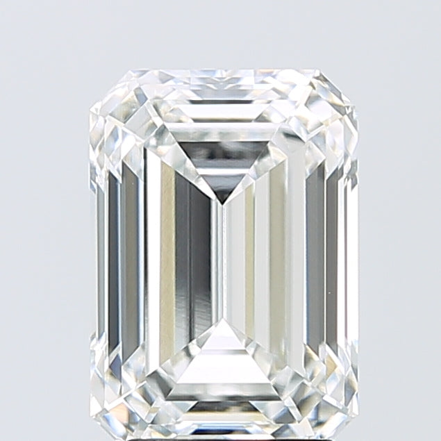3.04ct Emerald E VVS2 Lab Created Diamond