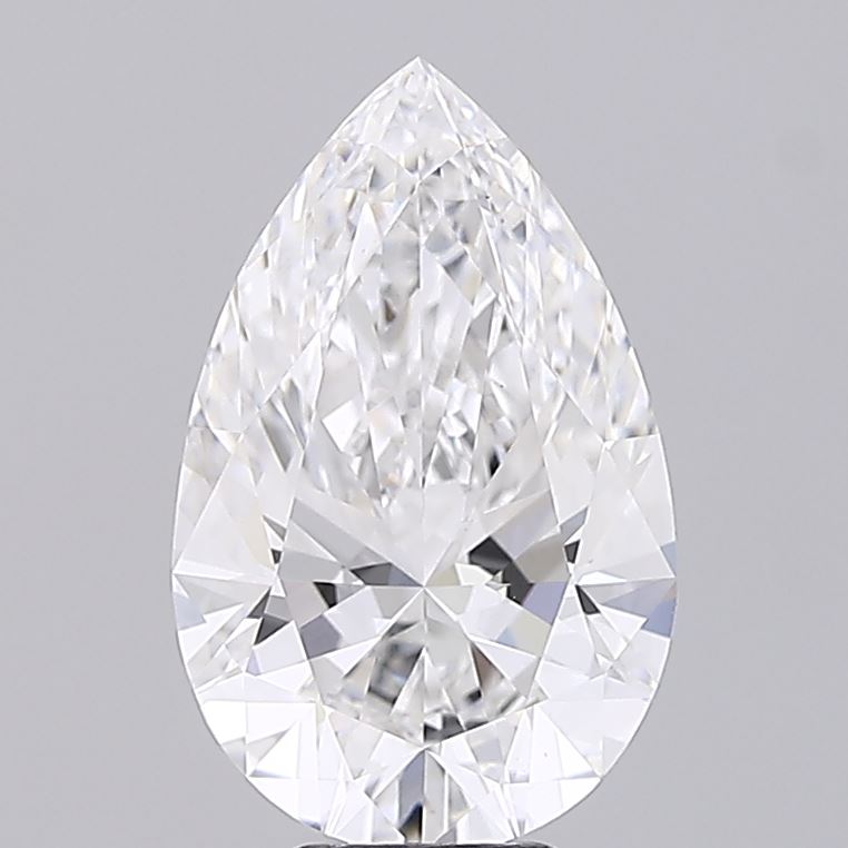 6.51ct Pear E VS1 Lab Created Diamond