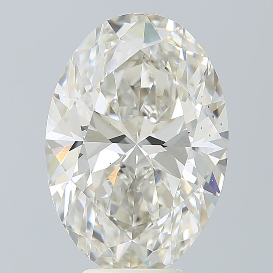 6.42ct Oval H VS2 Lab Created Diamond