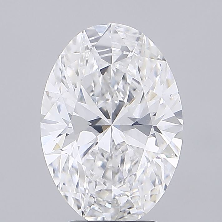 3.05ct Oval E VVS2 Lab Created Diamond