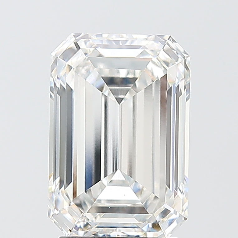 3.09ct Emerald F VS1 Lab Created Diamond