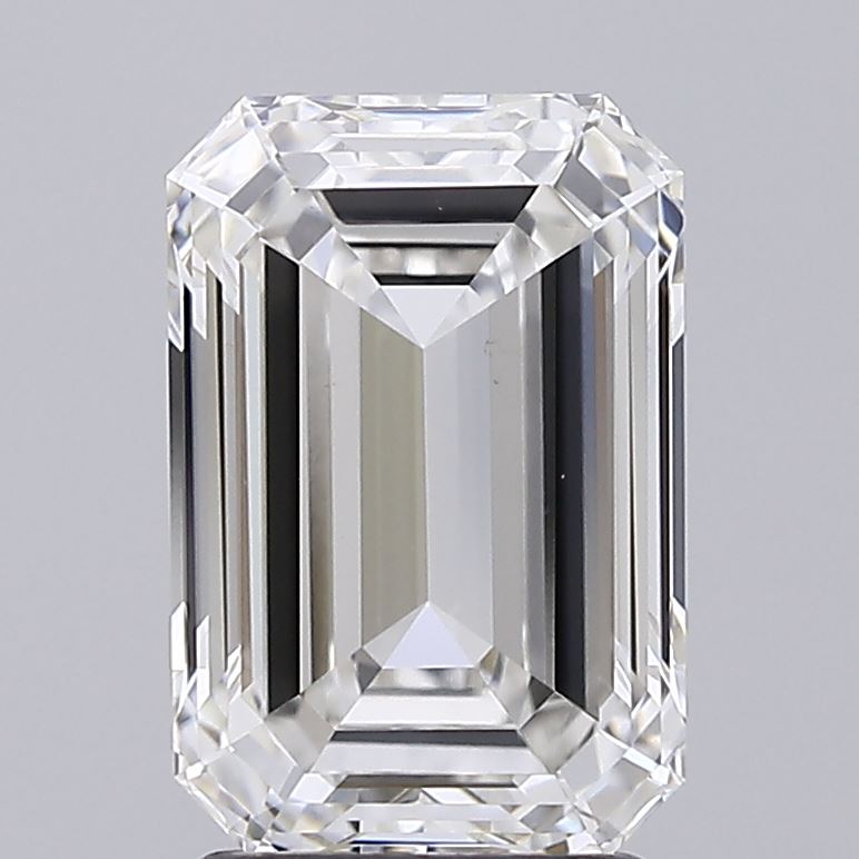 2.52ct Emerald G VVS2 Lab Created Diamond