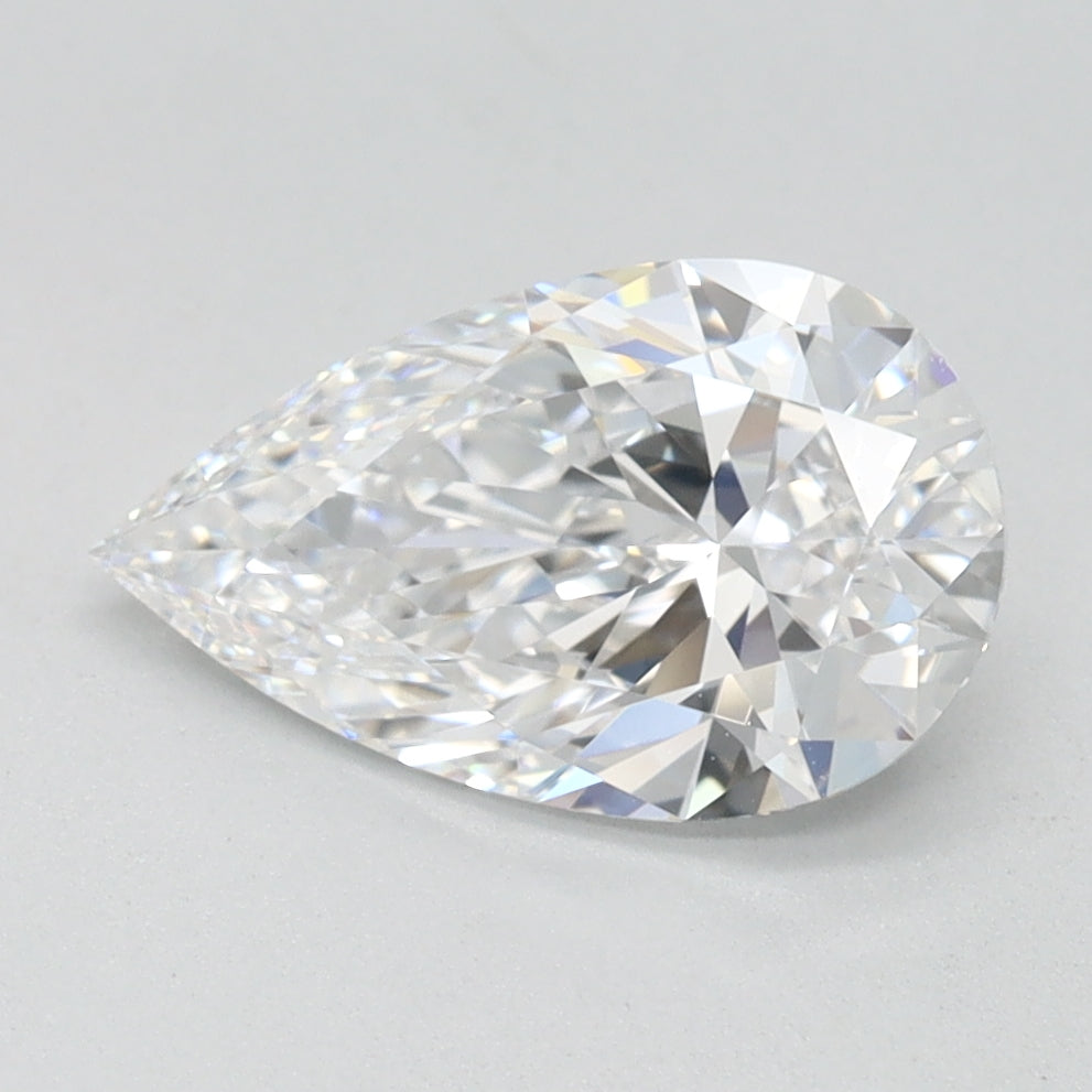 1.25ct Pear D IF Lab Created Diamond