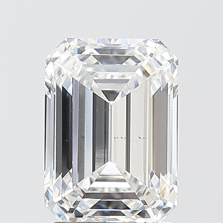 2.6ct Emerald E VS1 Lab Created Diamond