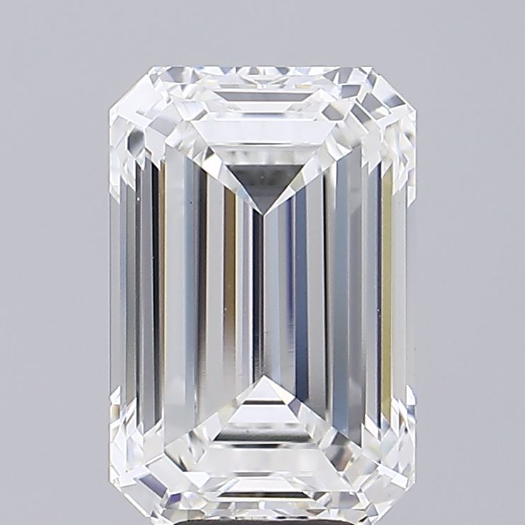7.02ct Emerald F VS2 Lab Created Diamond