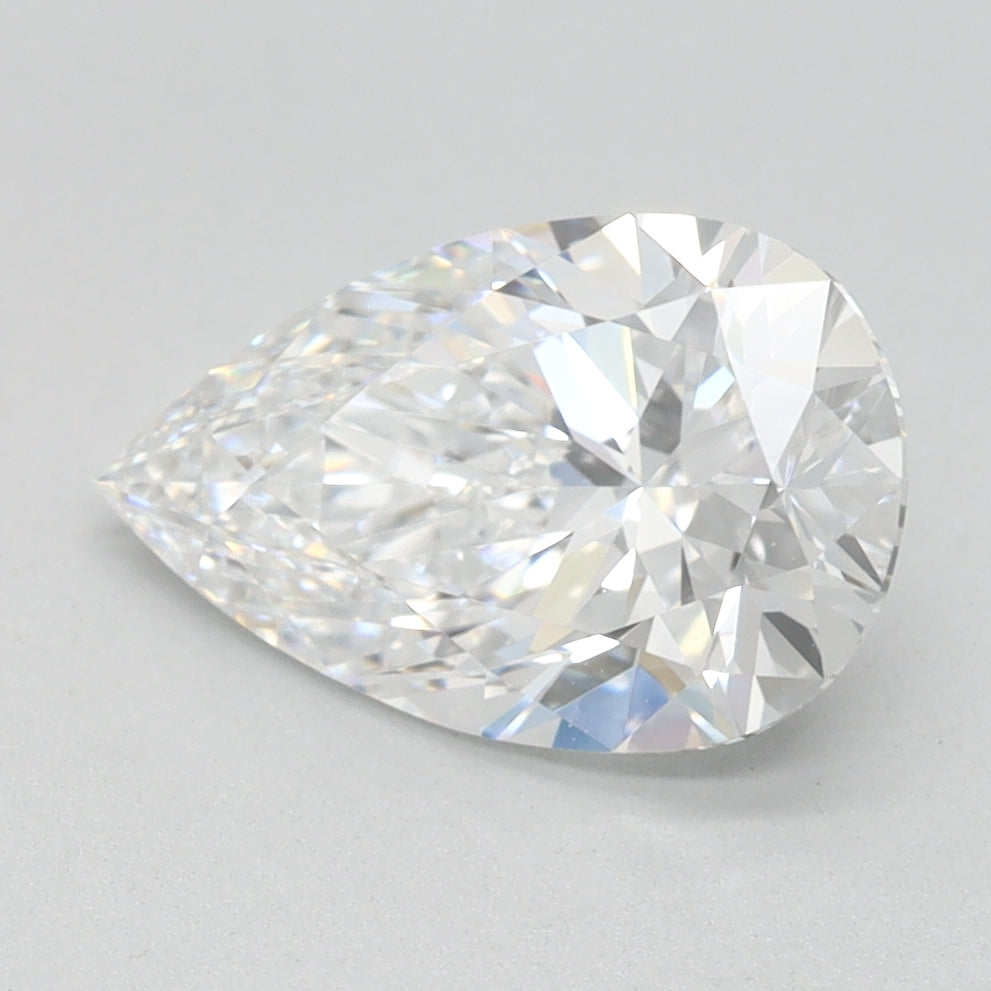 1.54ct Pear D IF Lab Created Diamond