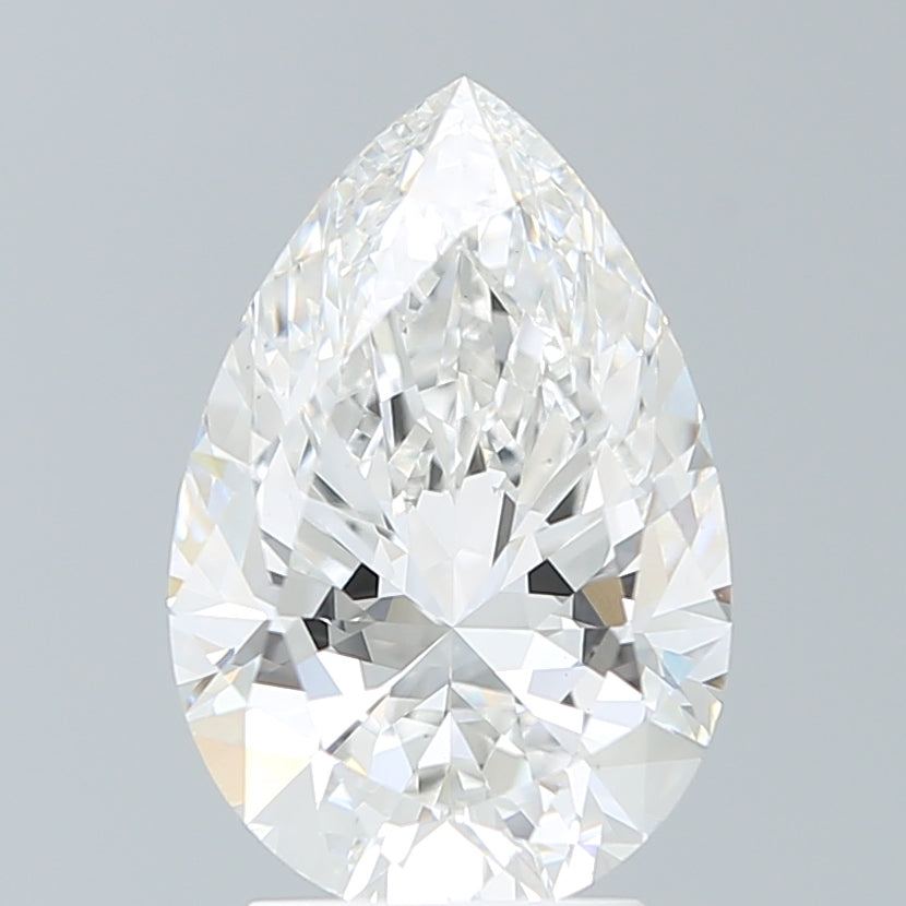 3.22ct Pear E VS1 Lab Created Diamond