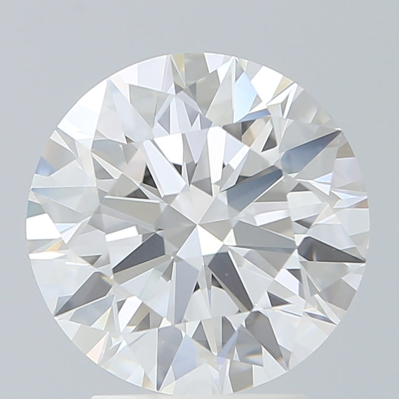 3.17ct Round F VVS2 Lab Created Diamond