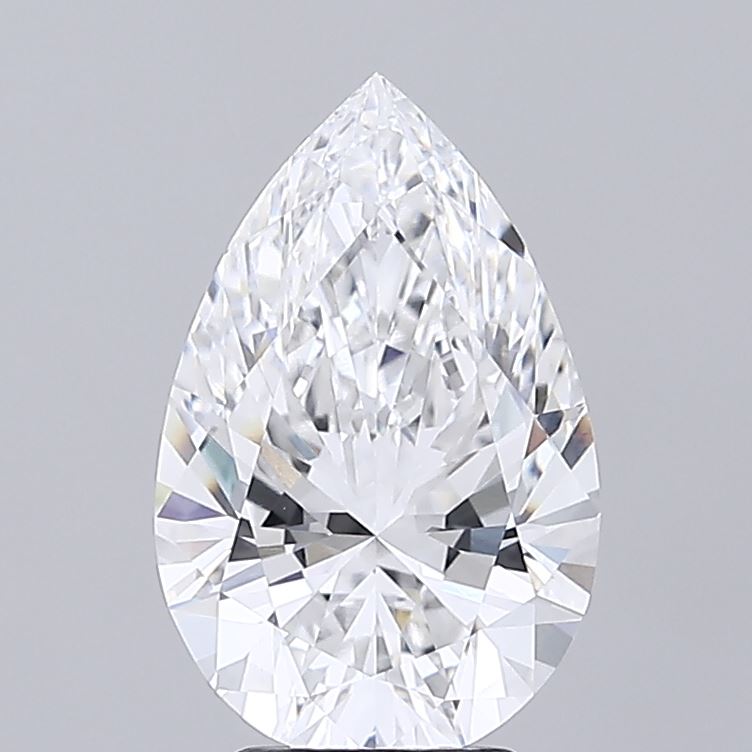 4.04ct Pear E VVS1 Lab Created Diamond