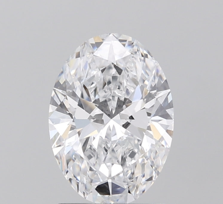 1.6ct Oval D VVS2 Lab Created Diamond