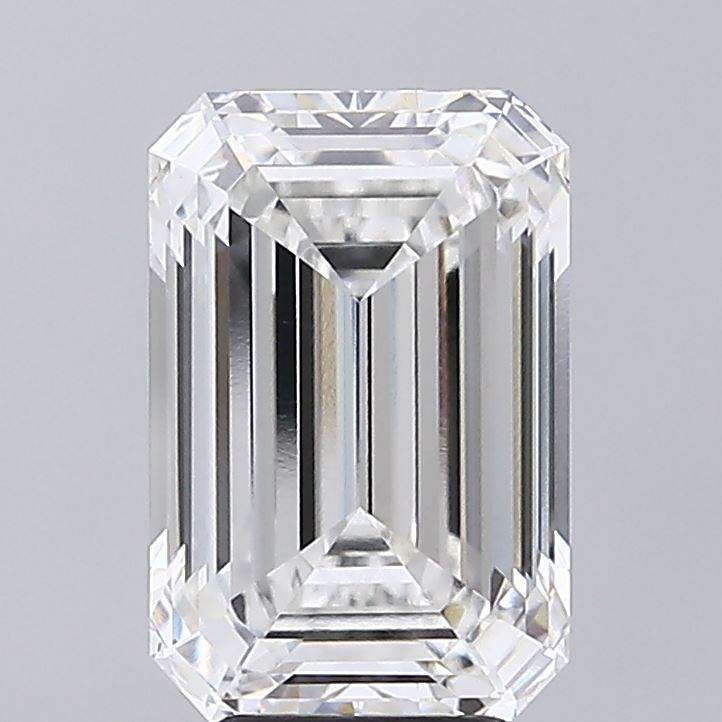 5.06ct Emerald F VVS2 Lab Created Diamond