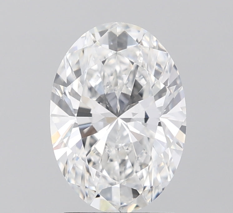 2.03ct Oval E VVS2 Lab Created Diamond