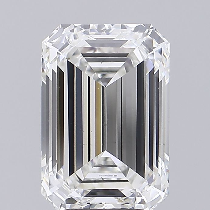 4.08ct Emerald F VS2 Lab Created Diamond