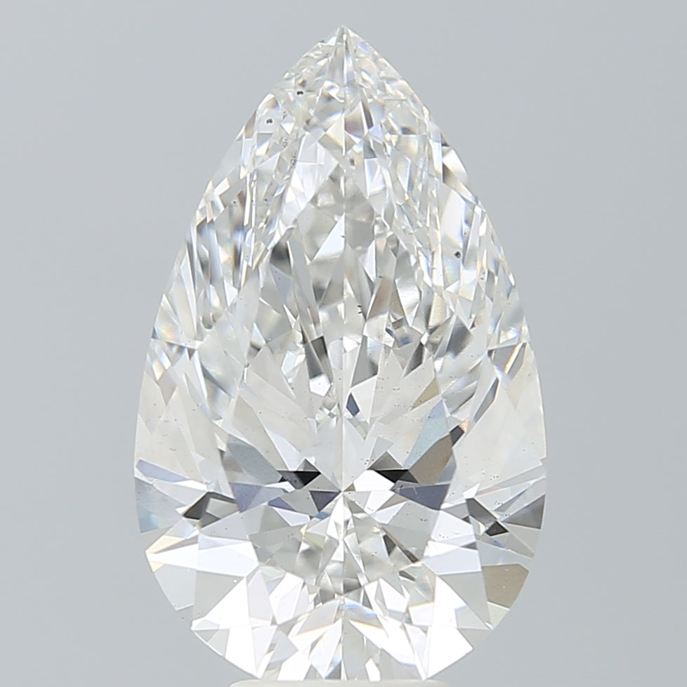 6.78ct Pear F VS2 Lab Created Diamond