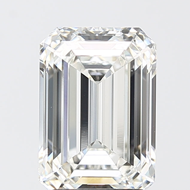 3.1ct Emerald F VVS2 Lab Created Diamond