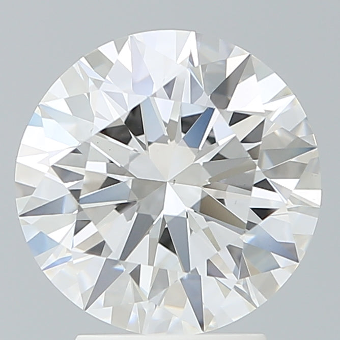 3.29ct Round F VS1 Lab Created Diamond