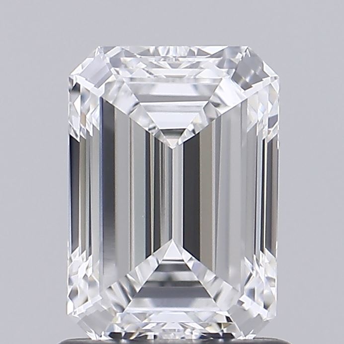 1.23ct Emerald D IF Lab Created Diamond