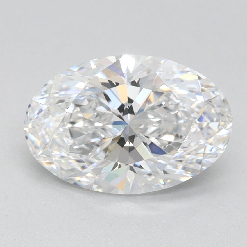 1.12ct Oval D VVS1 Lab Created Diamond