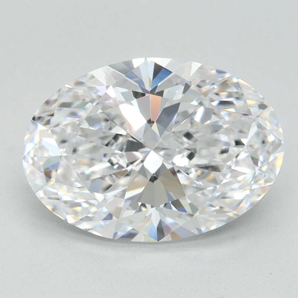2.45ct Oval D VVS1 Lab Created Diamond