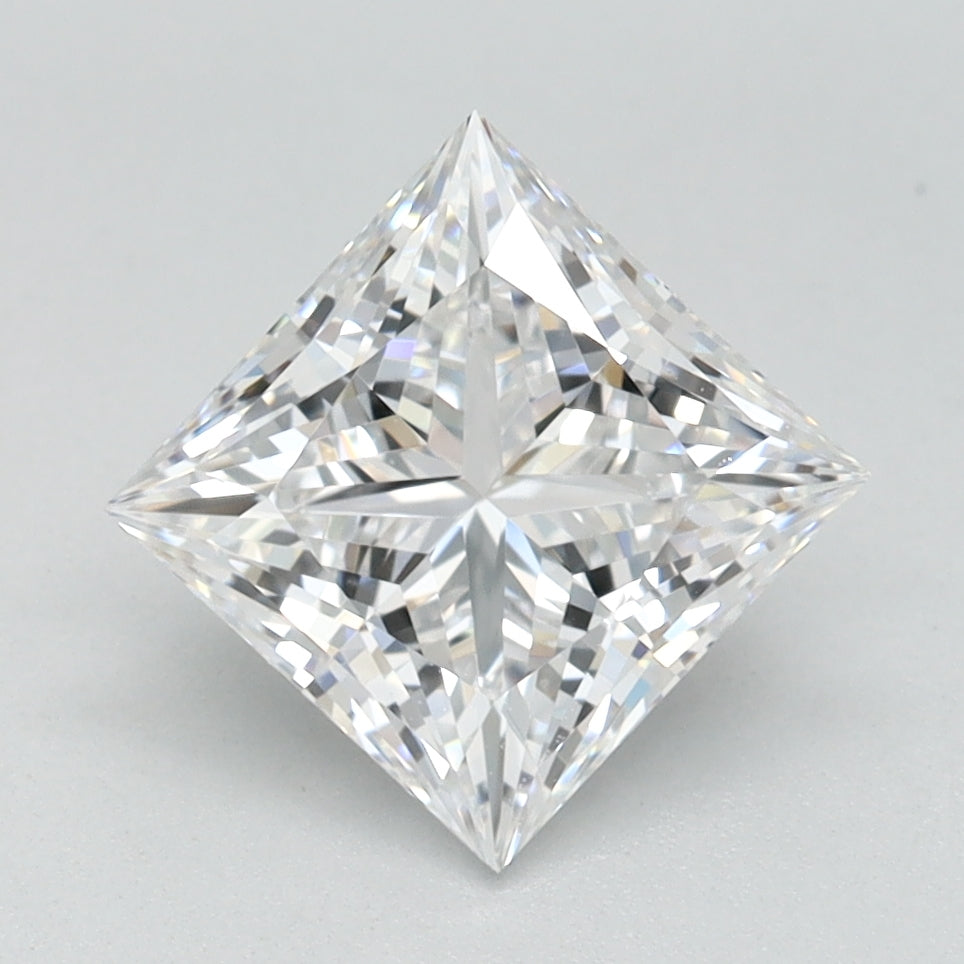 1.59ct Princess D IF Lab Created Diamond