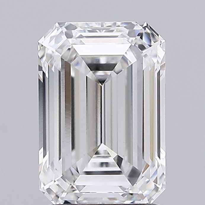 2.1ct Emerald F VS1 Lab Created Diamond