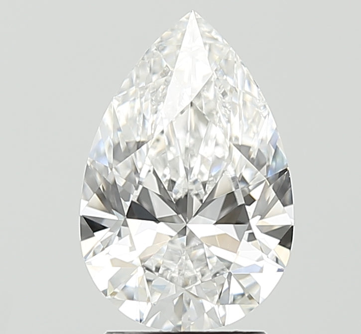 2ct Pear D VS1 Lab Created Diamond