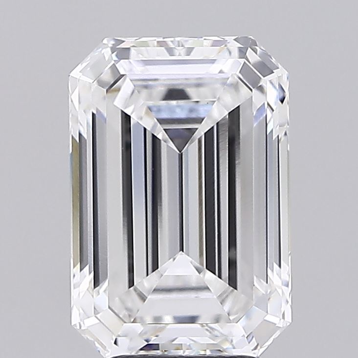 4.06ct Emerald E VVS2 Lab Created Diamond