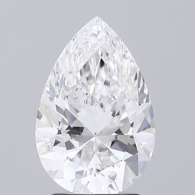 2.08ct Pear D VVS2 Lab Created Diamond