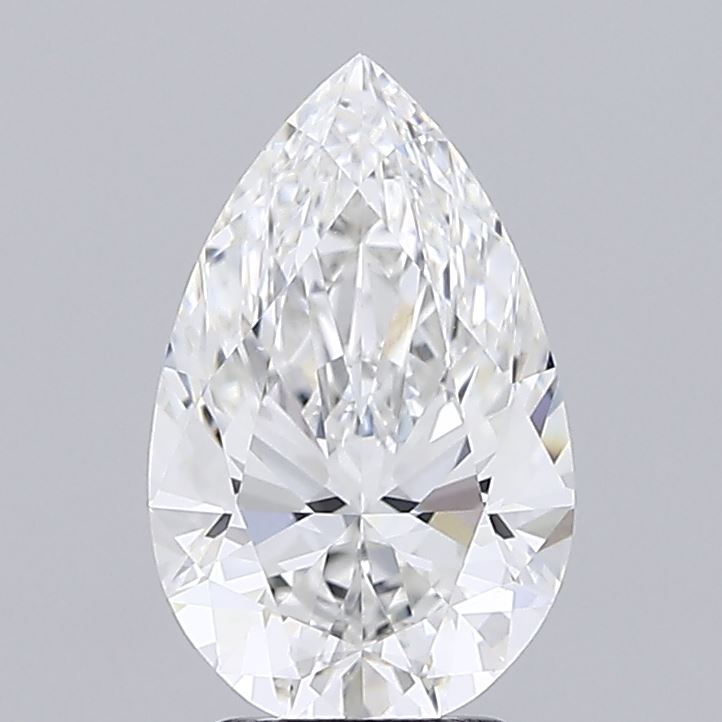 3.03ct Pear F VVS2 Lab Created Diamond