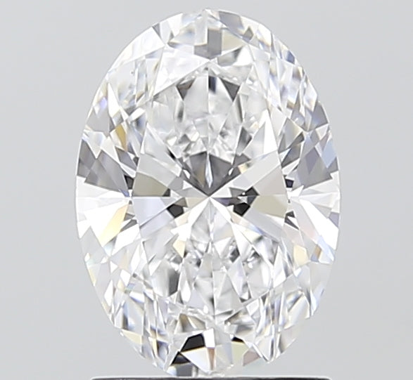 1.55ct Oval D VVS1 Lab Created Diamond