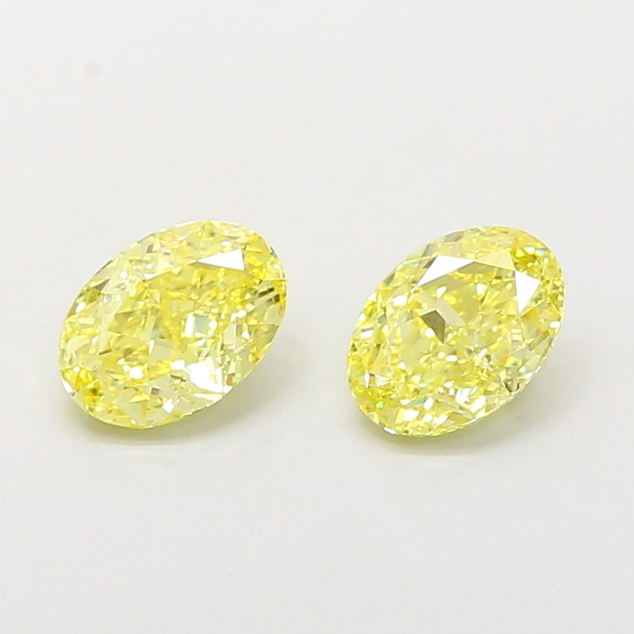 1.08ct Oval  VVS2 Lab Created Diamond
