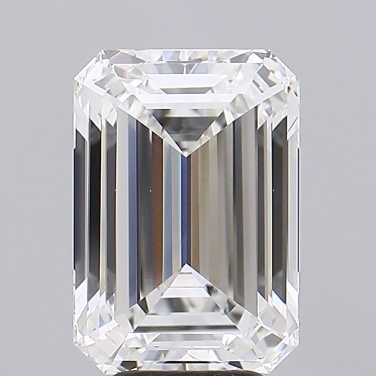 6.01ct Emerald F VVS2 Lab Created Diamond