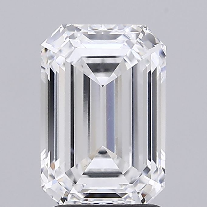 2.58ct Emerald D VS1 Lab Created Diamond