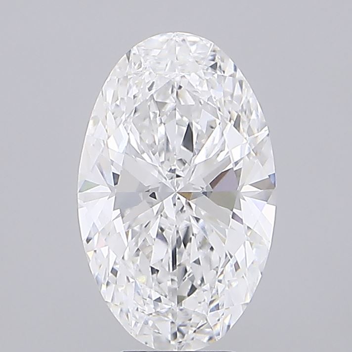 6.02ct Oval D VVS2 Lab Created Diamond