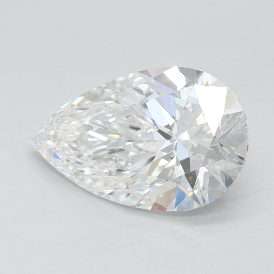 1.12ct Pear D IF Lab Created Diamond