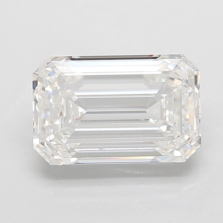 6.07ct Emerald E IF Lab Created Diamond