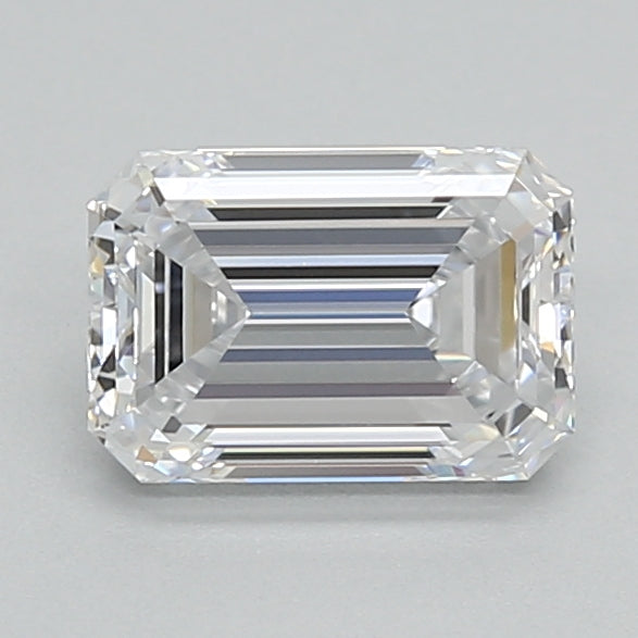 0.92ct Emerald D VVS1 Lab Created Diamond