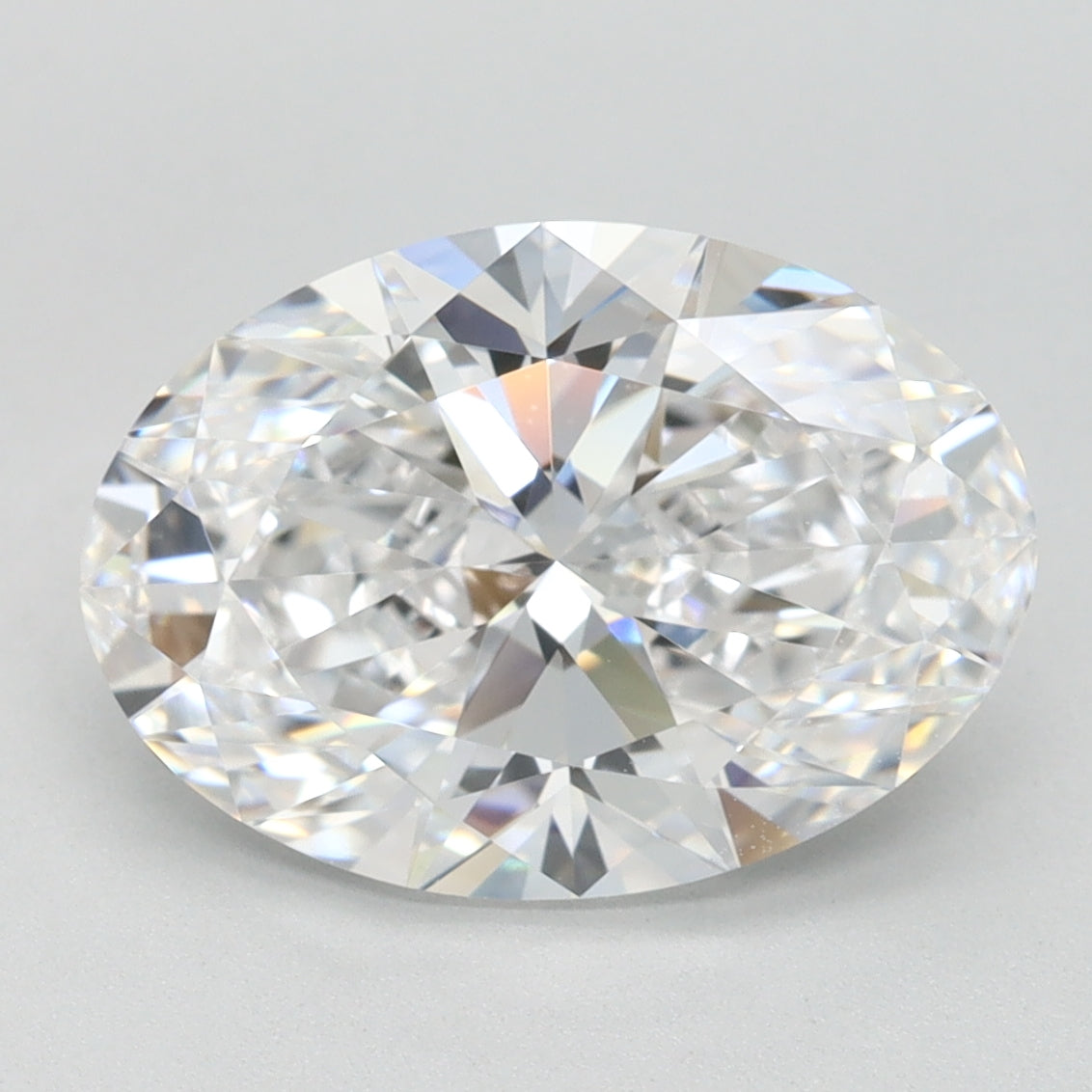 3.17ct Oval D IF Lab Created Diamond