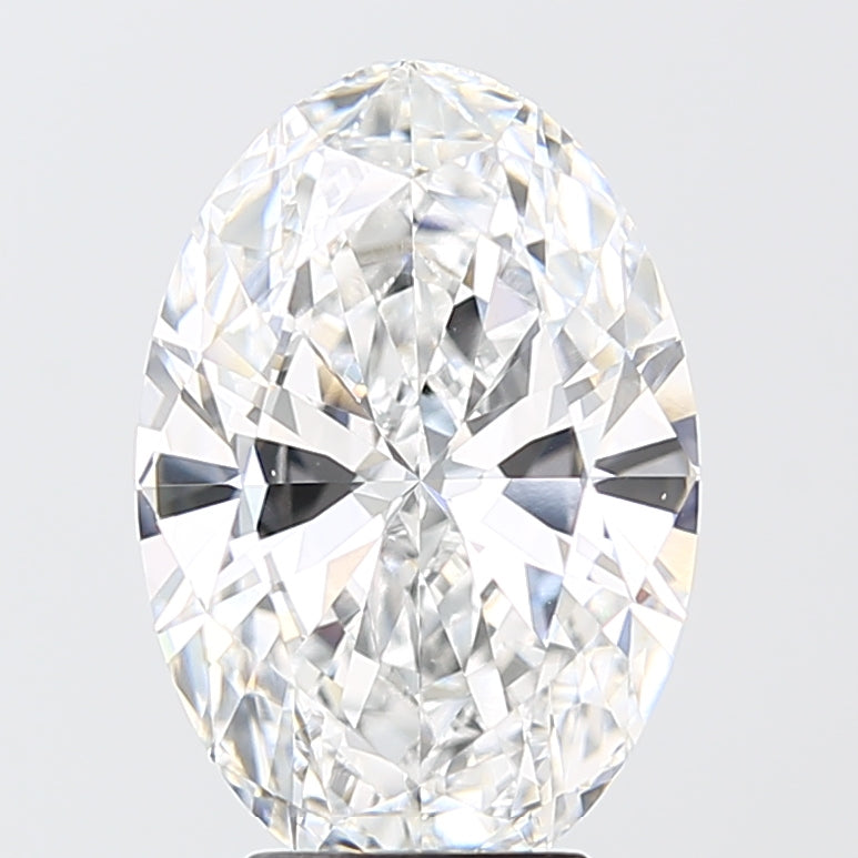 4ct Oval D VVS2 Lab Created Diamond