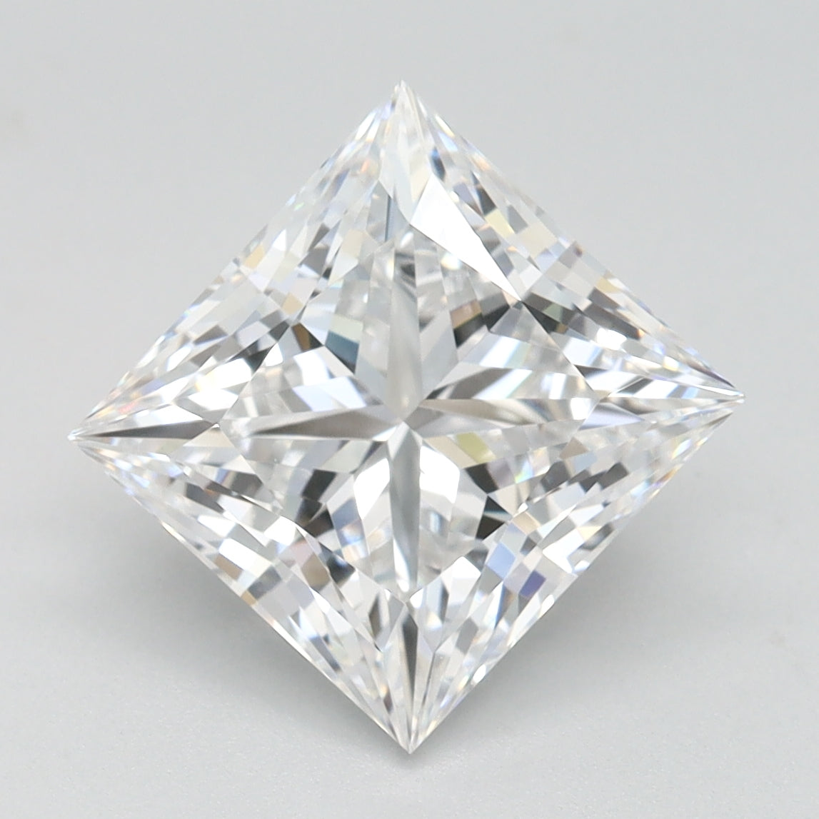 3.04ct Princess D VVS1 Lab Created Diamond