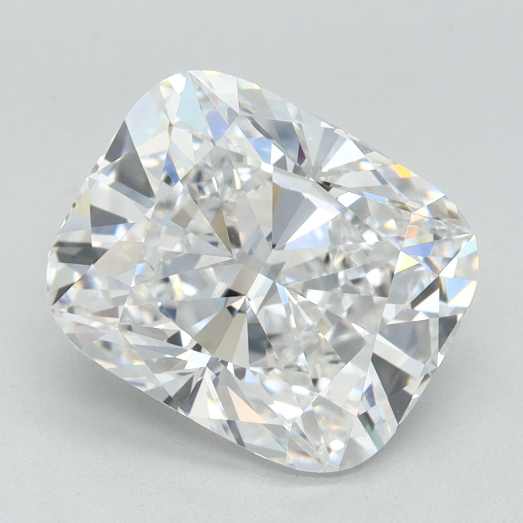 3.06ct Cushion D VVS1 Lab Created Diamond