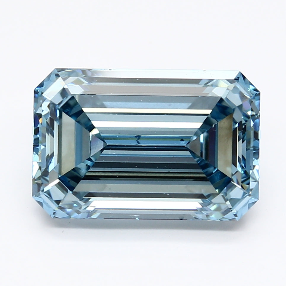 5.01ct Emerald   VS2 Lab Created Diamond