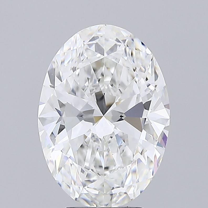 4.64ct Oval E IF Lab Created Diamond
