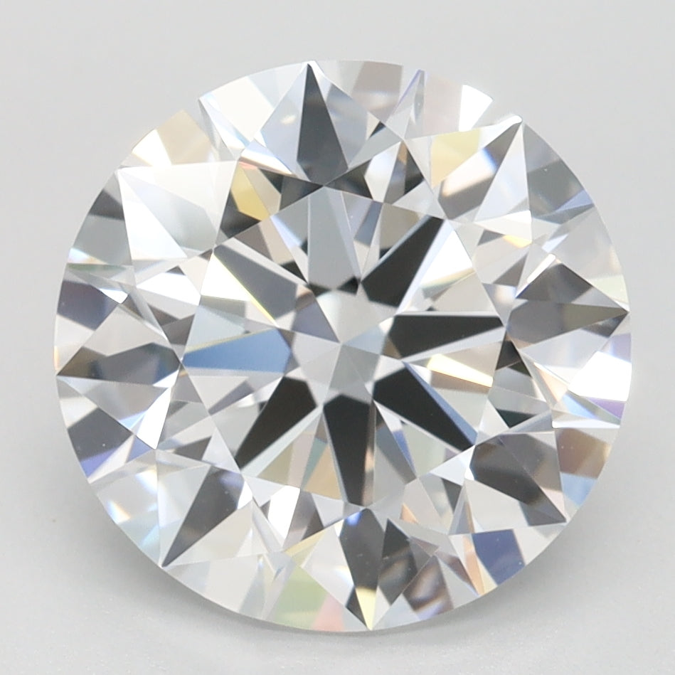 3.21ct Round D IF Lab Created Diamond