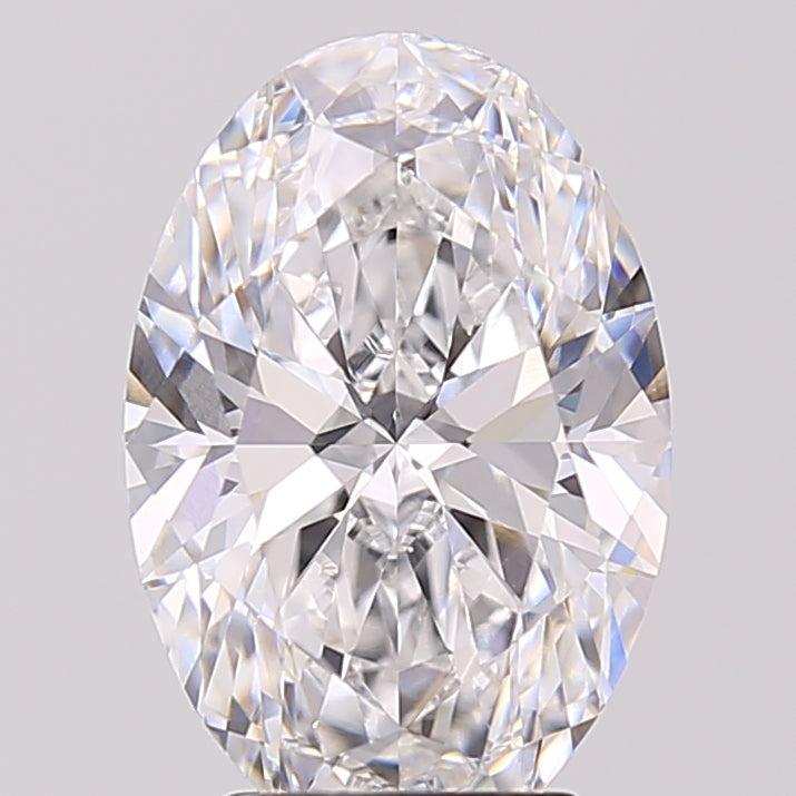 4.09ct Oval D VVS2 Lab Created Diamond