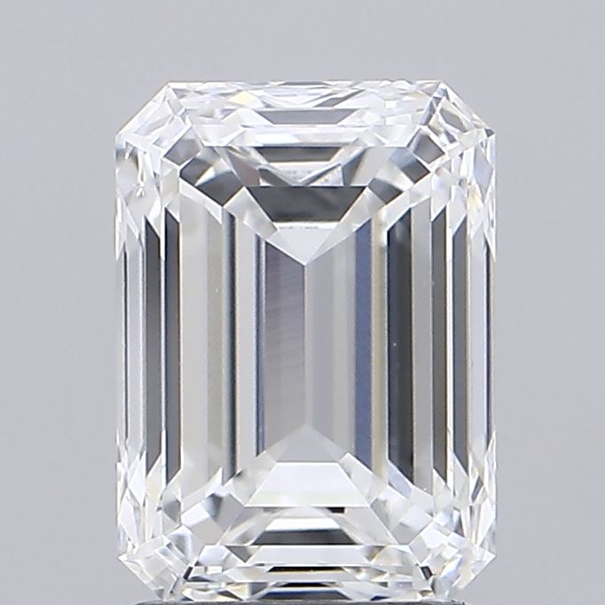 2.02ct Emerald E VVS2 Lab Created Diamond